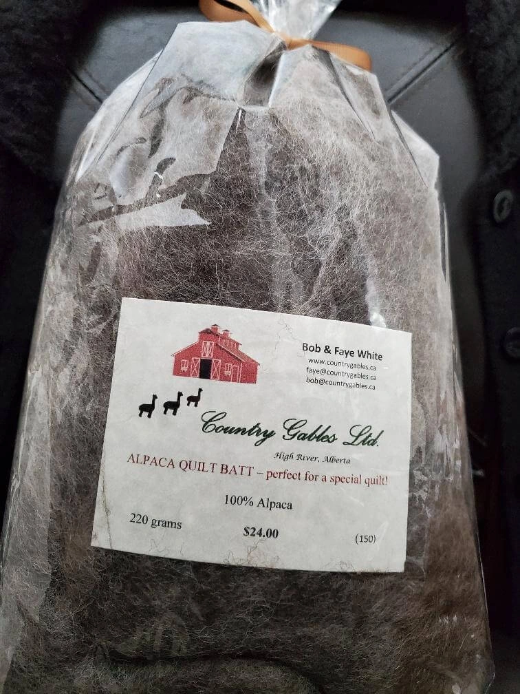 Cozy Alpaca Batting Warmth in Brown or Grey